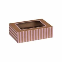 Betty Winters Cupcake Boxes 4pk -Home Kitchen 320783 4pk cupcake boxes holds 6 pink 2