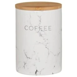 B&M Marble Effect Kitchen Canisters 3pc 10 B&M Marble Effect Kitchen Canisters 3pc -Home Kitchen 356820 storage canisters marble effect coffee