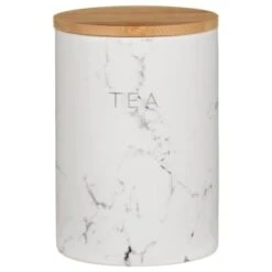 B&M Marble Effect Kitchen Canisters 3pc 9 B&M Marble Effect Kitchen Canisters 3pc -Home Kitchen 356820 storage canisters marble effect tea