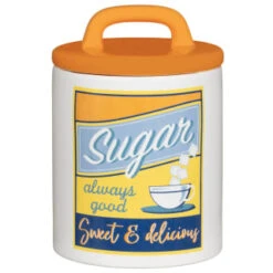 B&M Retro Canister Set 3pc -Home Kitchen 356953 storage canisters retro sugar