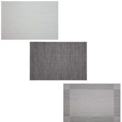 B&M Metallic Woven Placemats - Silver 4pk 10 B&M Metallic Woven Placemats - Silver 4pk -Home Kitchen 363876 363869 380285 4pk silver metallic woven main 1