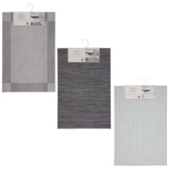 B&M Metallic Woven Placemats - Silver 4pk 11 B&M Metallic Woven Placemats - Silver 4pk -Home Kitchen 363876 363869 380285 4pk silver metallic woven main 2 1