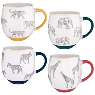 B&M Animal Print Dip Mug - Elephant 2 B&M Animal Print Dip Mug - Elephant - Image 2