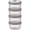 Simply Everyday Stackable Storage Pots 4pk - Grey
