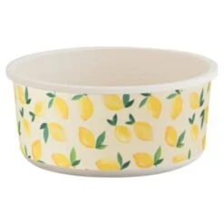 B&M Round Tubs 2pk - Lemons -Home Kitchen 392928 2pk reuse and repurpose round tubs lemon 2