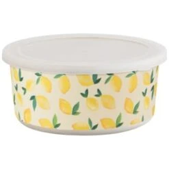 B&M Round Tubs 2pk - Lemons -Home Kitchen 392928 2pk reuse and repurpose round tubs lemon 4