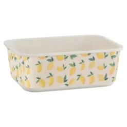 B&M Rectangular Tubs 2pk - Lemons 12 B&M Rectangular Tubs 2pk - Lemons -Home Kitchen 392929 2pk reuse and repurpose rectangle tubs lemon