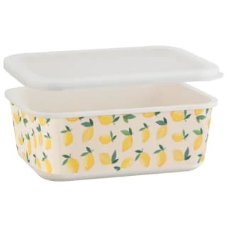 B&M Rectangular Tubs 2pk - Lemons 2 B&M Rectangular Tubs 2pk - Lemons - Image 2
