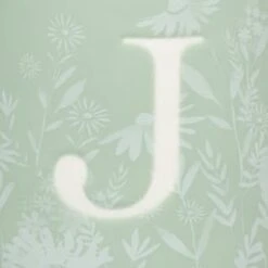 B&M Floral Alphabet Mug (Assorted) -Home Kitchen 394397 floral alphabet mug green j 2