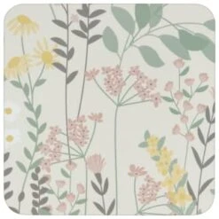 B&M Floral Placemat & Coaster Set 8pc -Home Kitchen 394455 floral placemat and coaster set 8pc 3