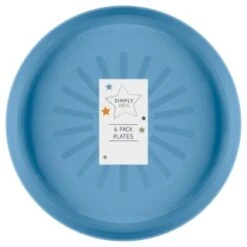 Simply Kids Colour Plates 6pk - Multicolour -Home Kitchen 398566 6pk simply kids colour plates boys